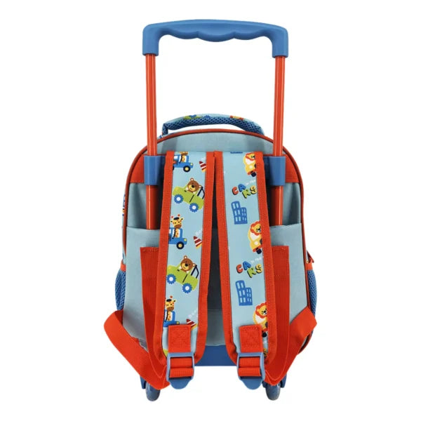 CARTABLE A ROULETTES MATERNELLE CITY CARS