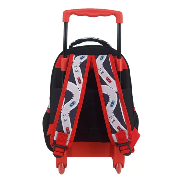 CARTABLE A ROULETTES MATERNELLE RACING CARS