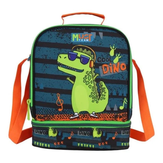 SAC A REPAS / GOUTER MATERNELLE DINO