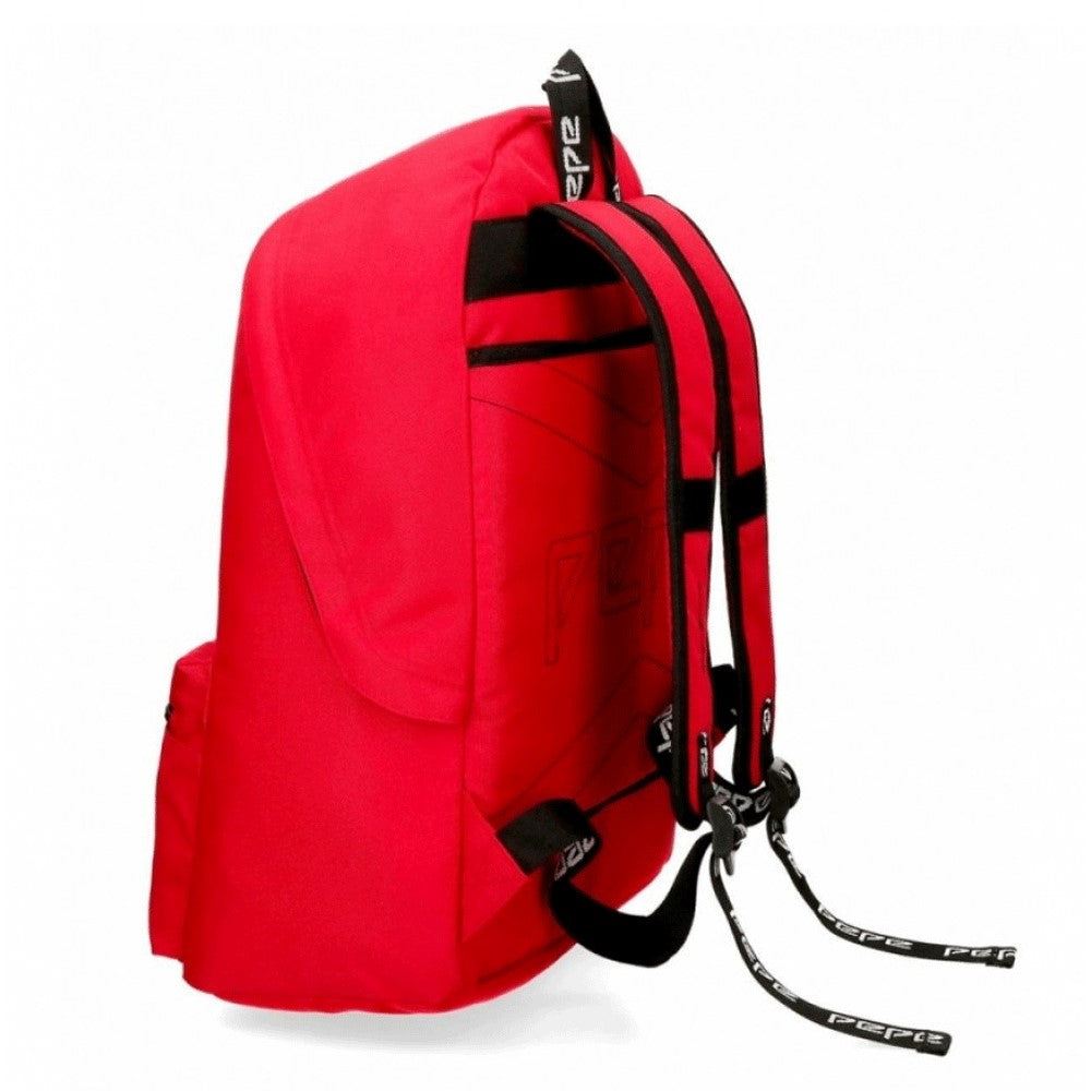 SAC A DOS PEPE JEANS ROUGE - COLLEGE / LYCEE