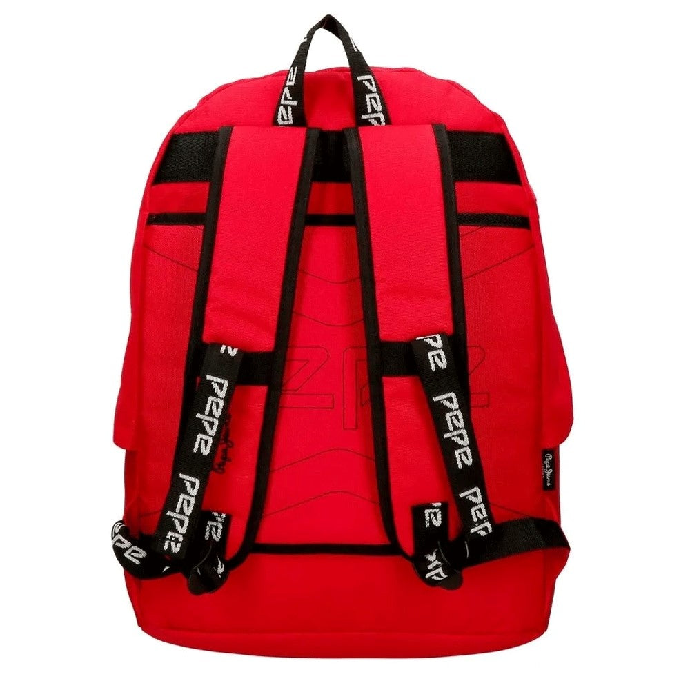 SAC A DOS PEPE JEANS ROUGE - COLLEGE / LYCEE