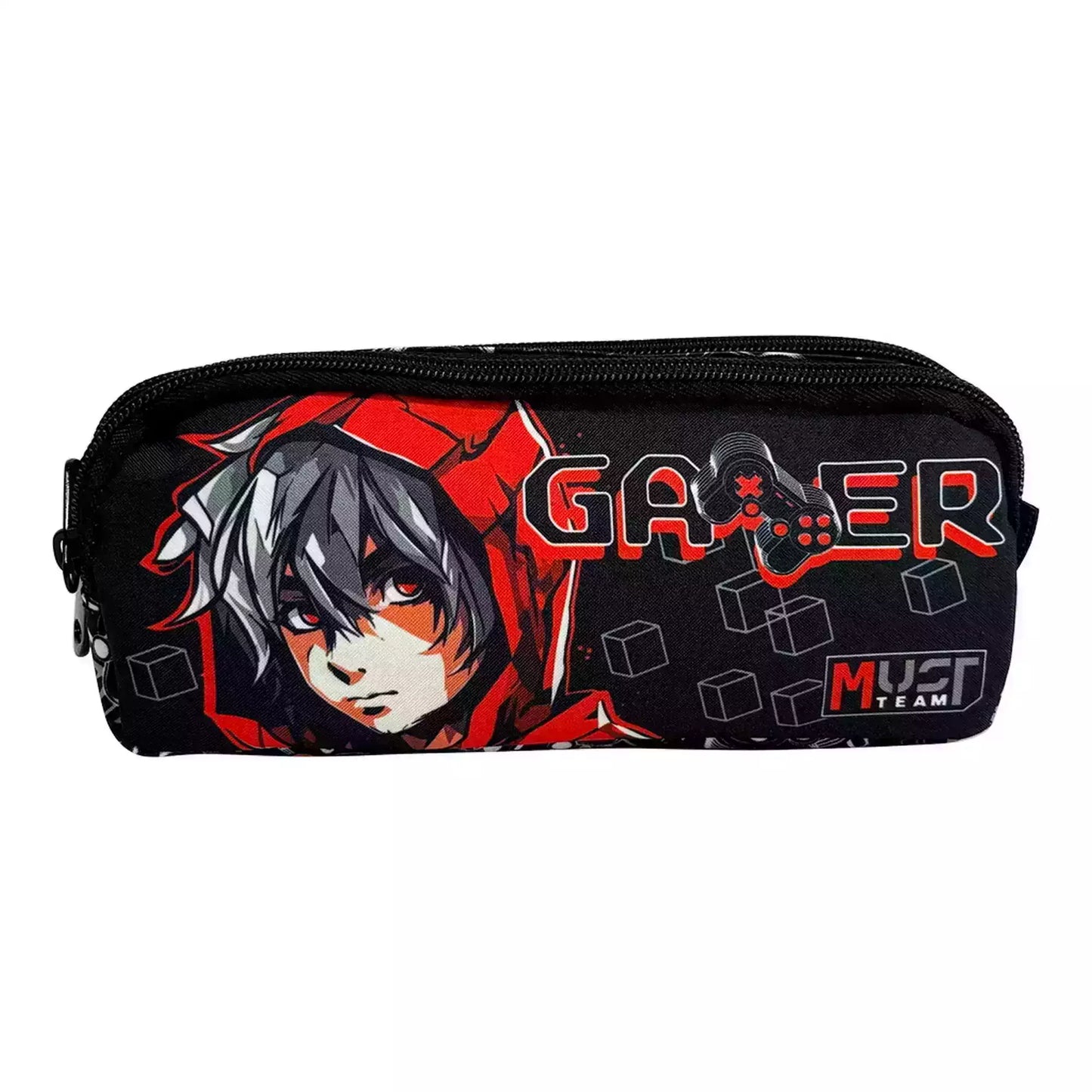 PACK Cartable à roulettes + Sac a repas + Trousse - GAMER
