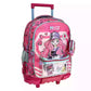 PACK Cartable à roulettes + Sac a repas + Trousse  - PINK HEARTS