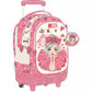 PACK Cartable à roulettes + Sac a repas + Trousse  PRETTY GIRL