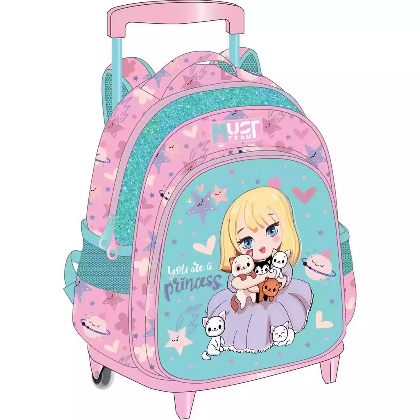 CARTABLE A ROULETTES MATERNELLE You Are A Princess - FILLE