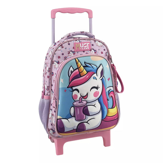 CARTABLE A ROULETTES MATERNELLE CUTE UNICORN