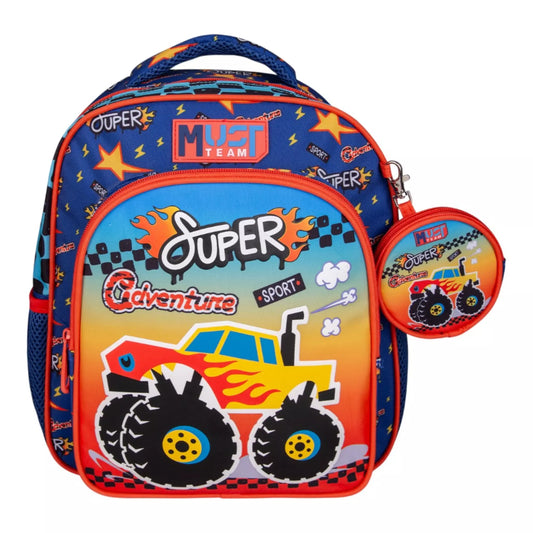SAC A DOS  MATERNELLE MONSTER CAR