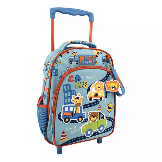 CARTABLE A ROULETTES MATERNELLE CITY CARS