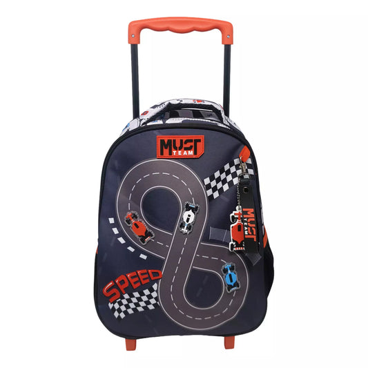 CARTABLE A ROULETTES MATERNELLE RACING CARS