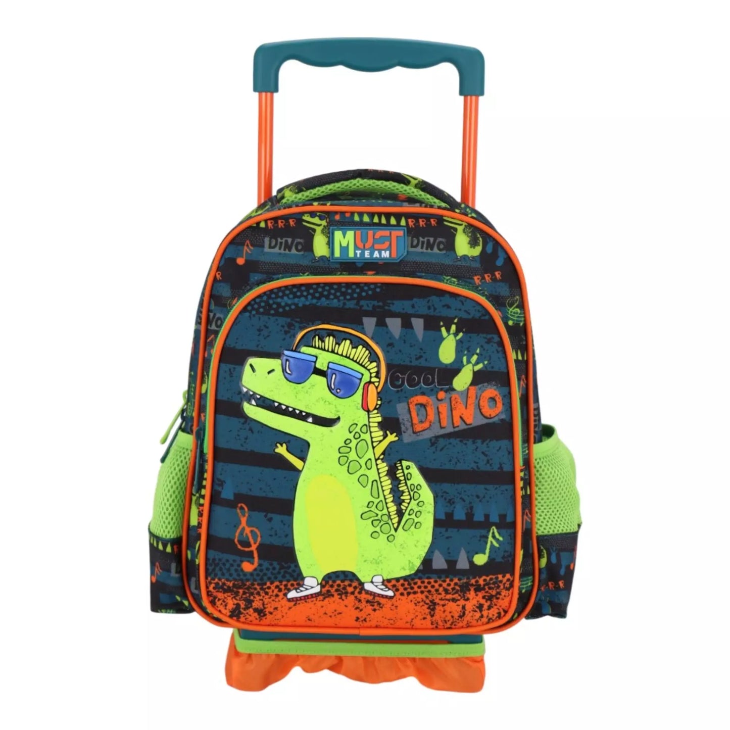 CARTABLE A ROULETTES MATERNELLE DINO