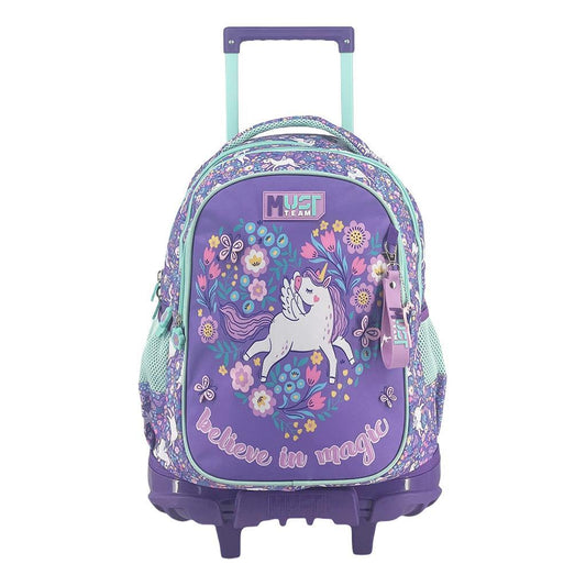 Cartable à roulettes PURPLE UNICORN