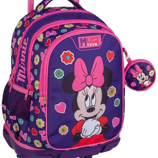 CARTABLE A ROULETTES PRIMAIRE MINNIE  - LEPETICOIN