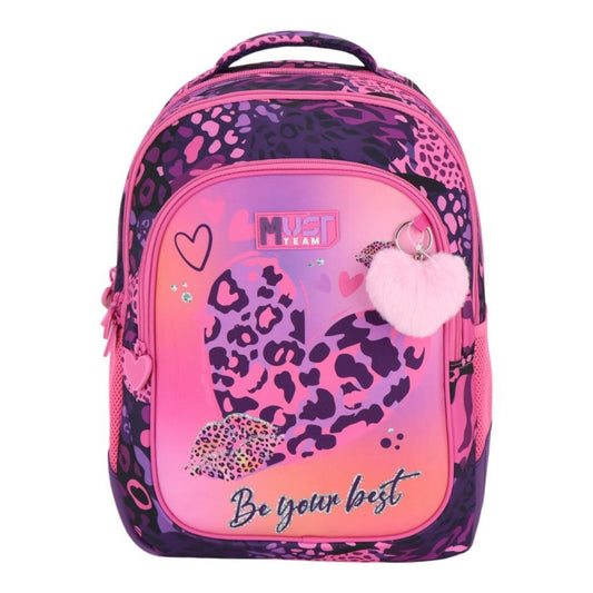SAC A DOS PRIMAIRE HEART PRINT