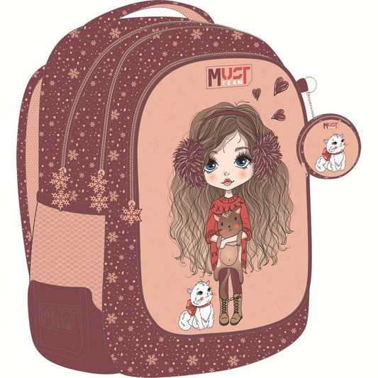 SAC A DOS PRIMAIRE GIRL IN THE WINTER FUR