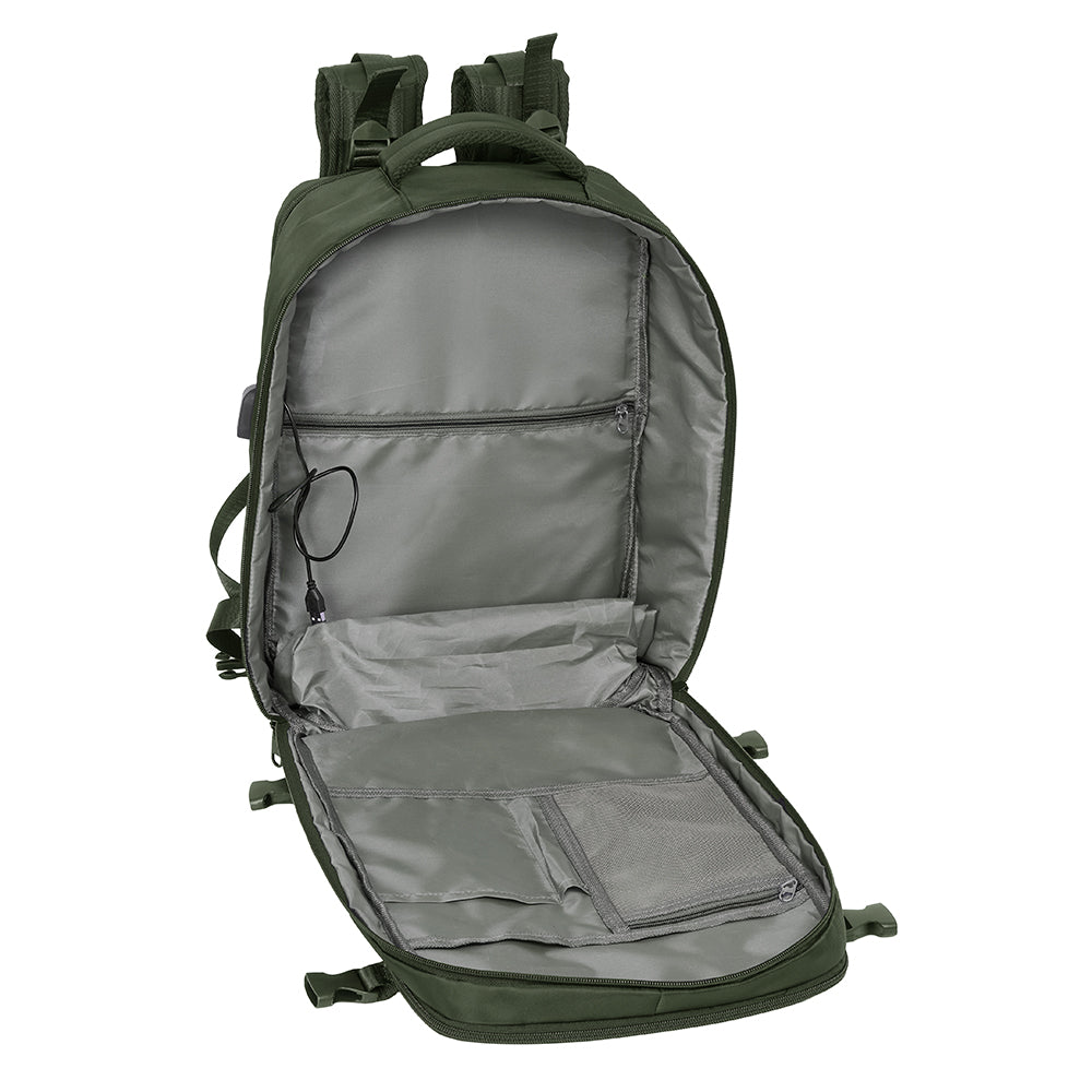 SAC A DOS VOYAGE VERT MILITAIRE - CABINE - MADE IN EUROPE