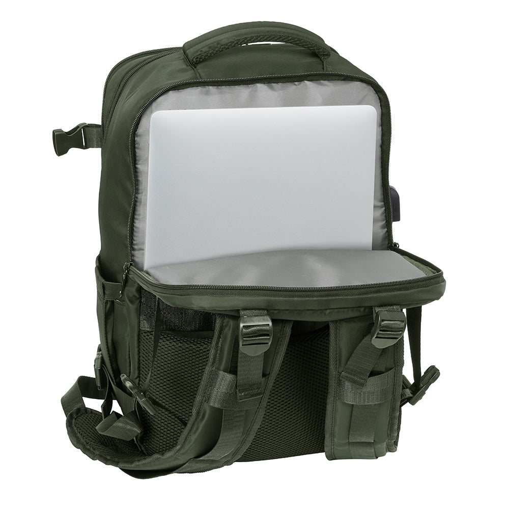 SAC A DOS VOYAGE VERT MILITAIRE - CABINE - MADE IN EUROPE