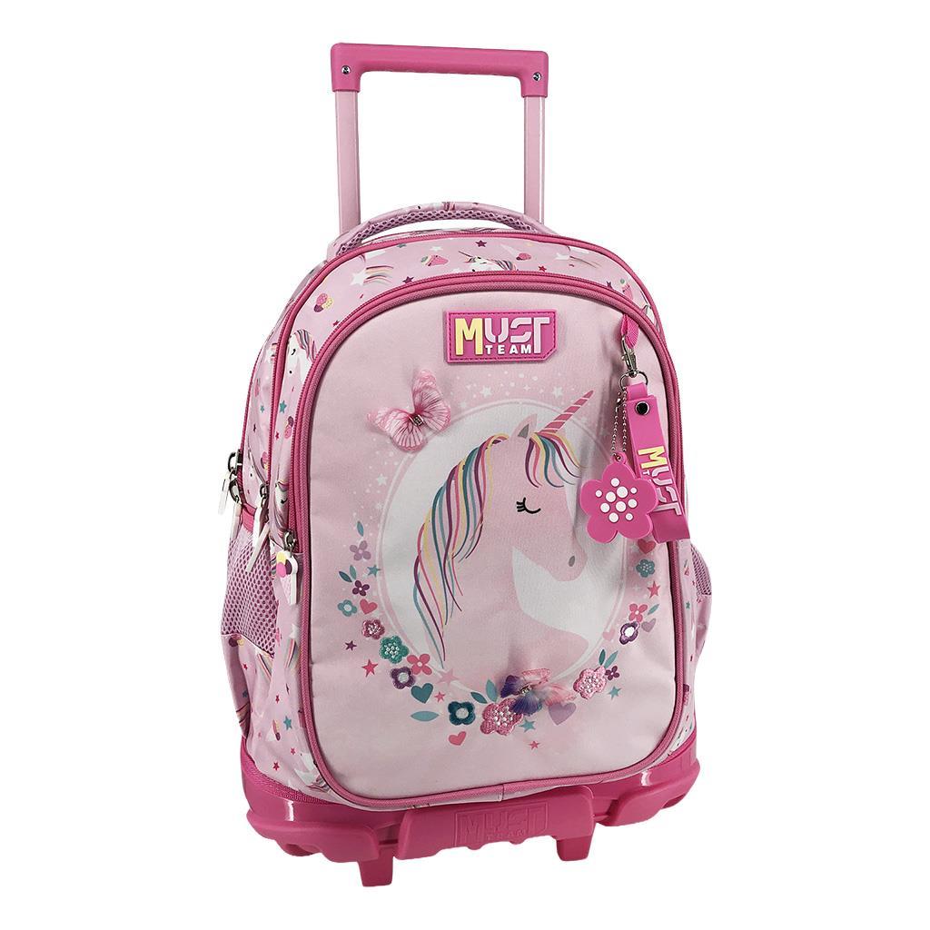 Cartable à roulettes PINK UNICORN