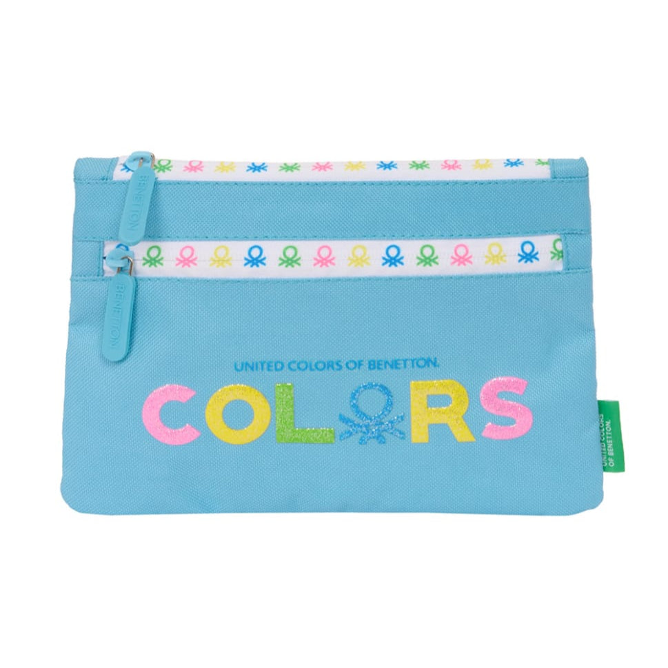 Trousse scolaire bleue United Colors of Benetton – rentrée scolaire Maroc