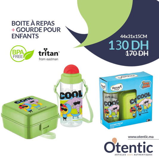 BOITE GOUTER + GOURDE COOL®