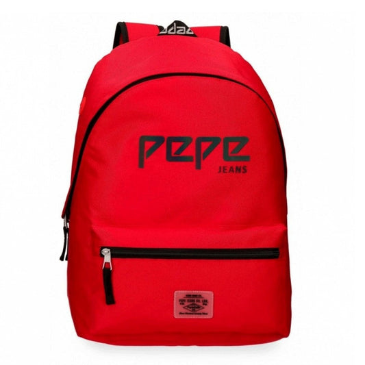 SAC A DOS PEPE JEANS ROUGE - COLLEGE / LYCEE